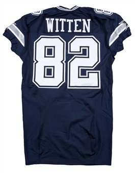 2014 Jason Witten Game Issued Dallas Cowboys Road Navy Alternate Jersey